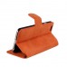 iPhone 6 6s Plus 5.5 - PU Leather Vintage Matte Flip Stand Protective Phone Cover Case Wallet - Orange